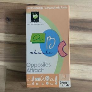 Cricut Cartridge Opposites Attract